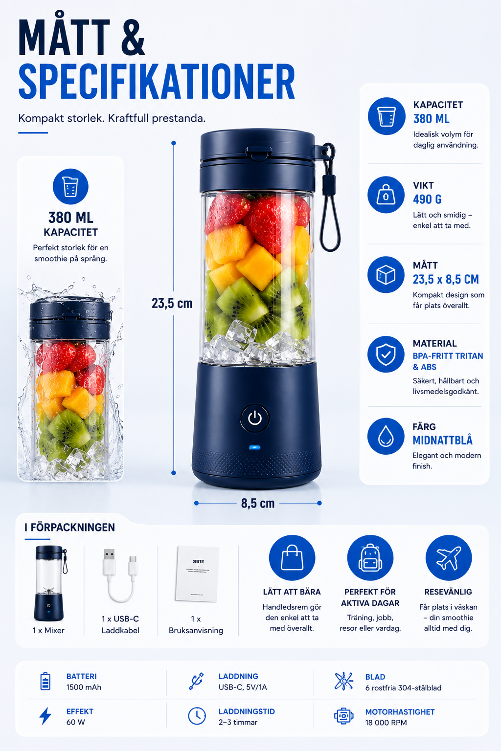 Portabel Mini Blender